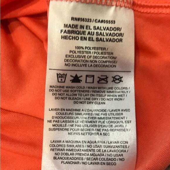 NWT MSRP $55 NWT Nike Tee Orange Women's Size Small - Picture 8 of 9